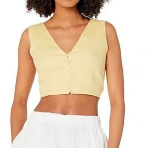 Madewell Crop Vest Top Women Size 0